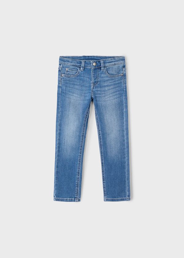 Spodnie jeans slim fit basic - obrazek 3