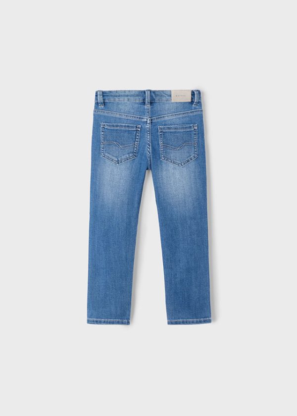 Spodnie jeans slim fit basic - obrazek 4