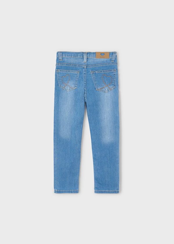 Spodnie jeans basic - obrazek 3