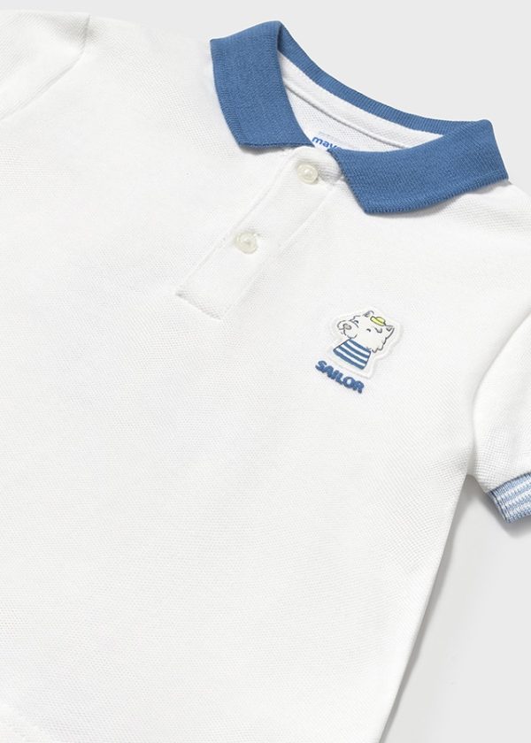 Koszulka polo k/r aplik. - obrazek 3