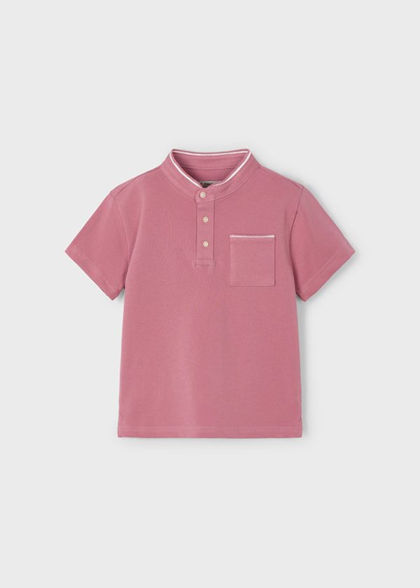 Polo k/r kołnierzyk stójka - obrazek 2