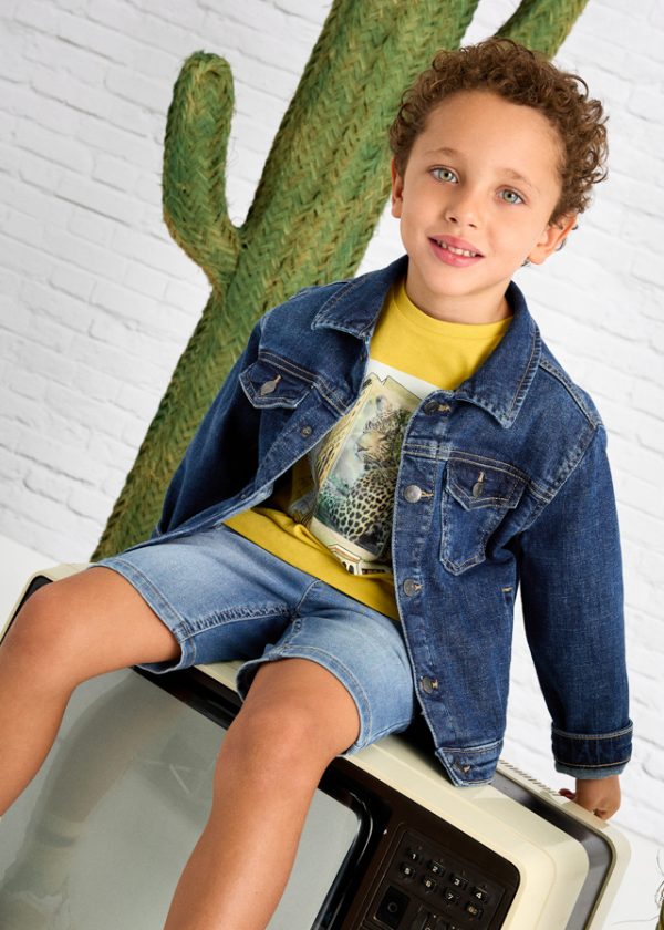Kurtka denim trucker - obrazek 2