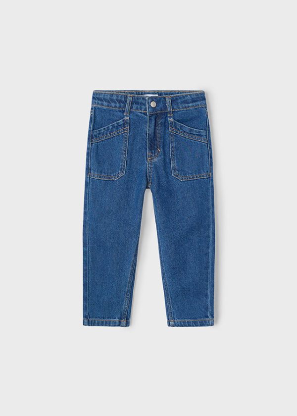 Długie spodnie mom fit - obrazek 2