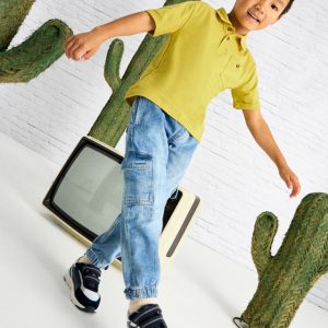 Spodnie denim cargo