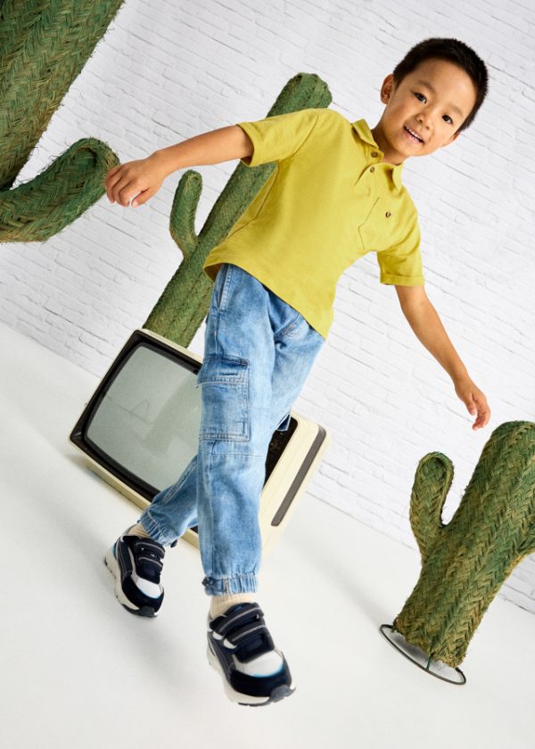 Spodnie denim cargo