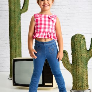 Legginsy knit denim