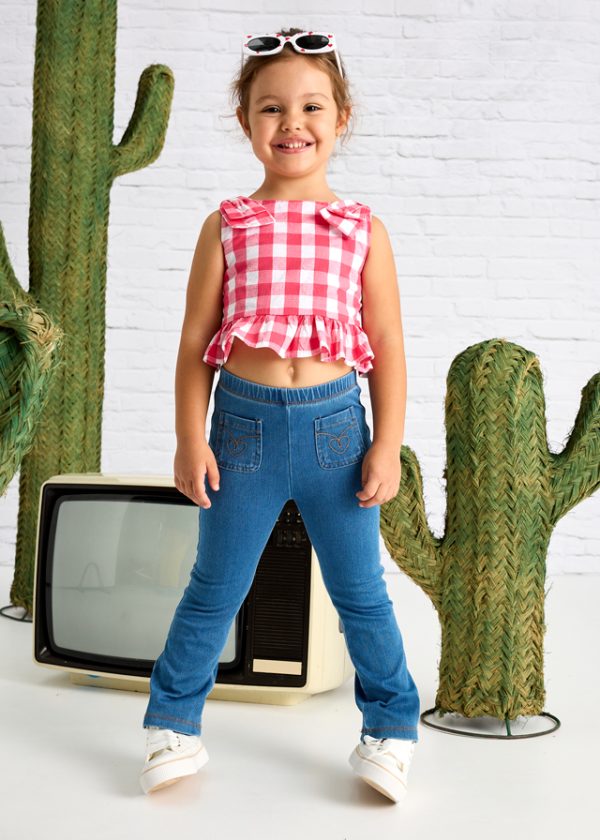 Legginsy knit denim - obrazek 3