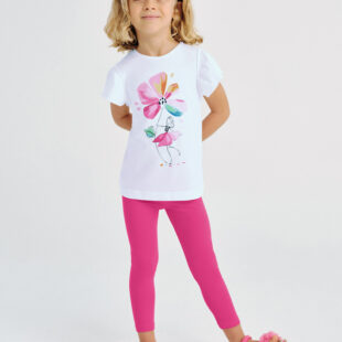 Komplet leginsy kwiat