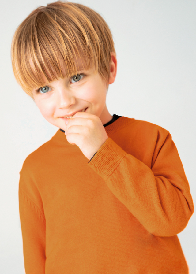 Sweter bawełniany basic - obrazek 2