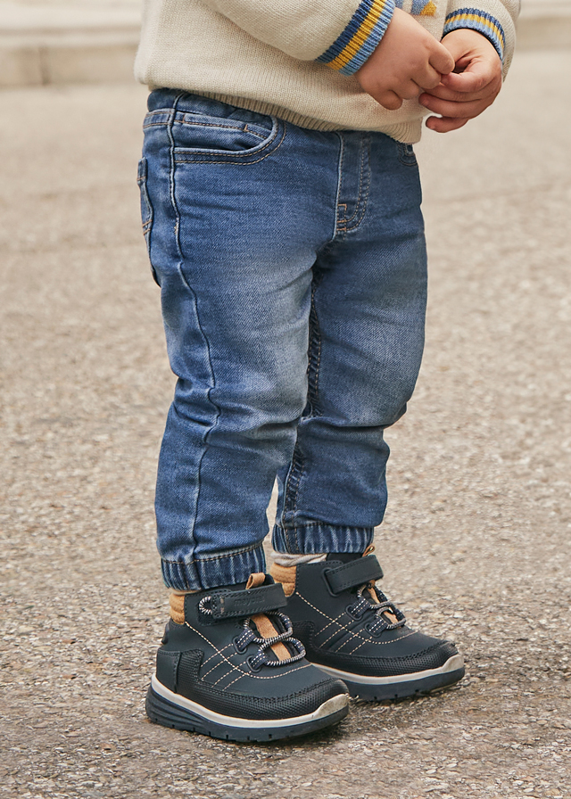 Spodnie jogger soft denim - obrazek 2