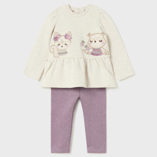 Komplet legginsy z bluzą