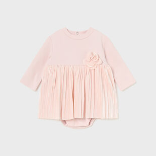 Pajacyk łączony plisowany