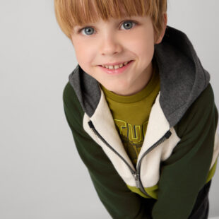 Bluza łączone tkaniny