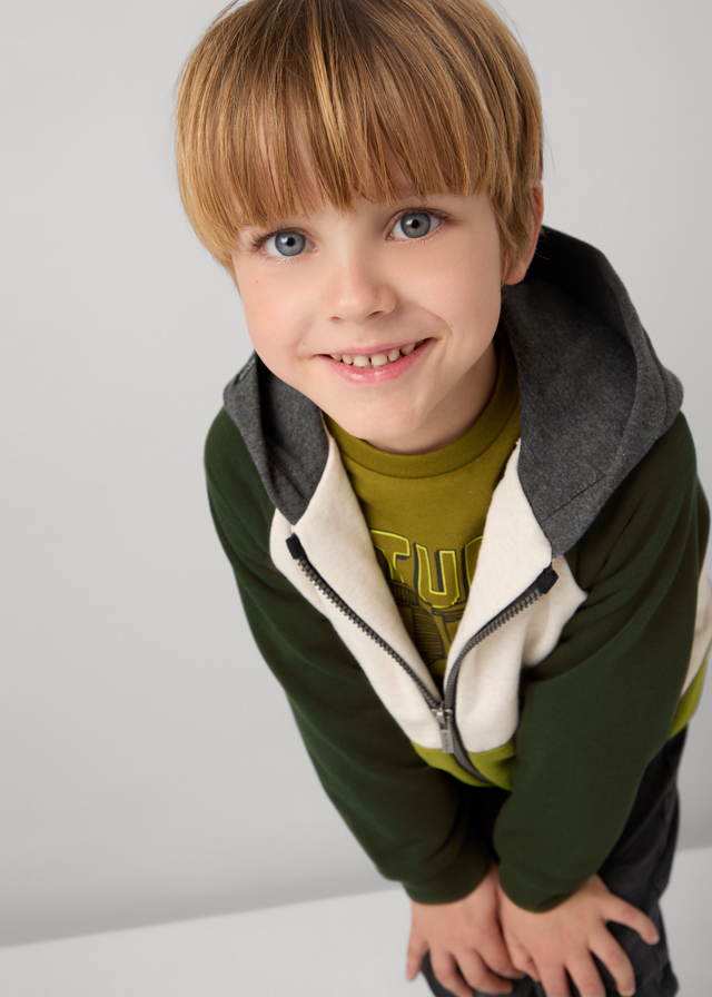 Bluza łączone tkaniny