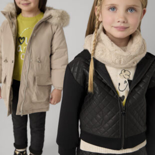 Bluza łączona pikowana