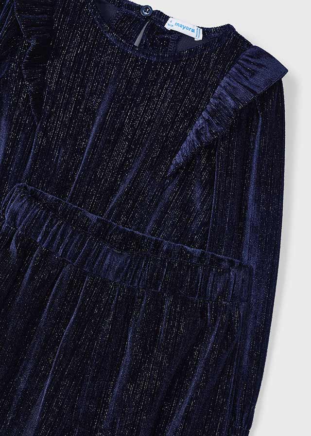 Komplet ze spodniami aksamit - obrazek 2