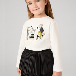 Dzianinowa spódnica plisowana