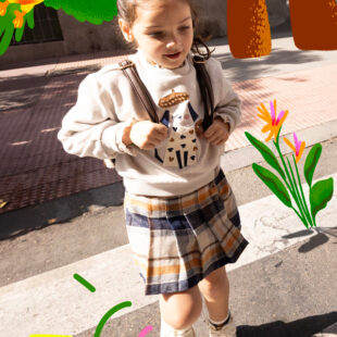 Spódnico-spodnie krata