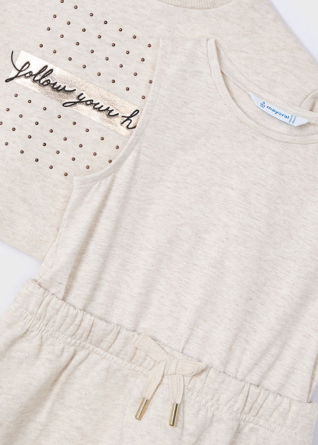 Dzianinowa sukienka sportowa - obrazek 2