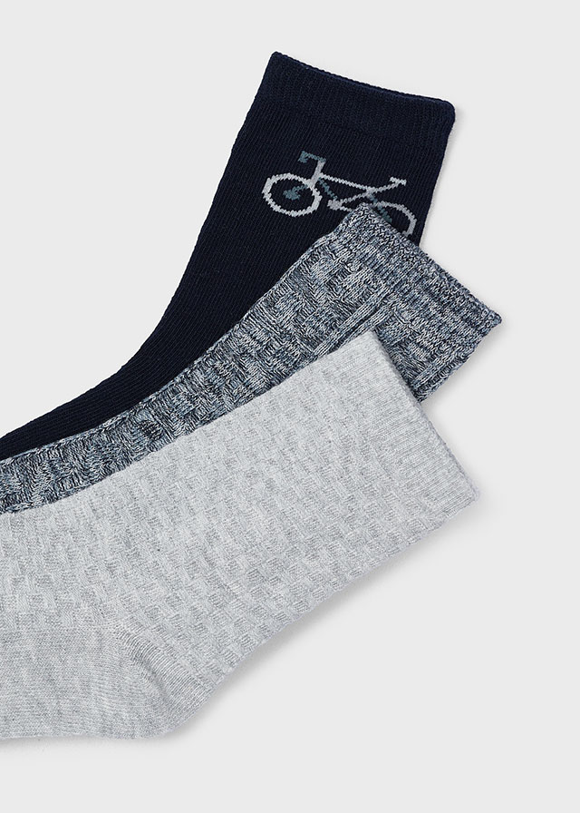 3 pary skarpetek ze strukturą - obrazek 2