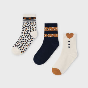 Komplet 3 pary skarpetek