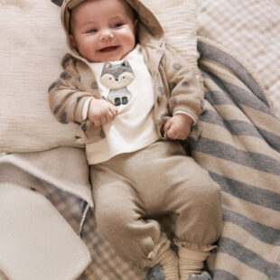 Dres 3-cz. dzianina i żakard