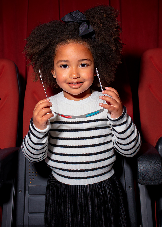 Top trykotowy w paski