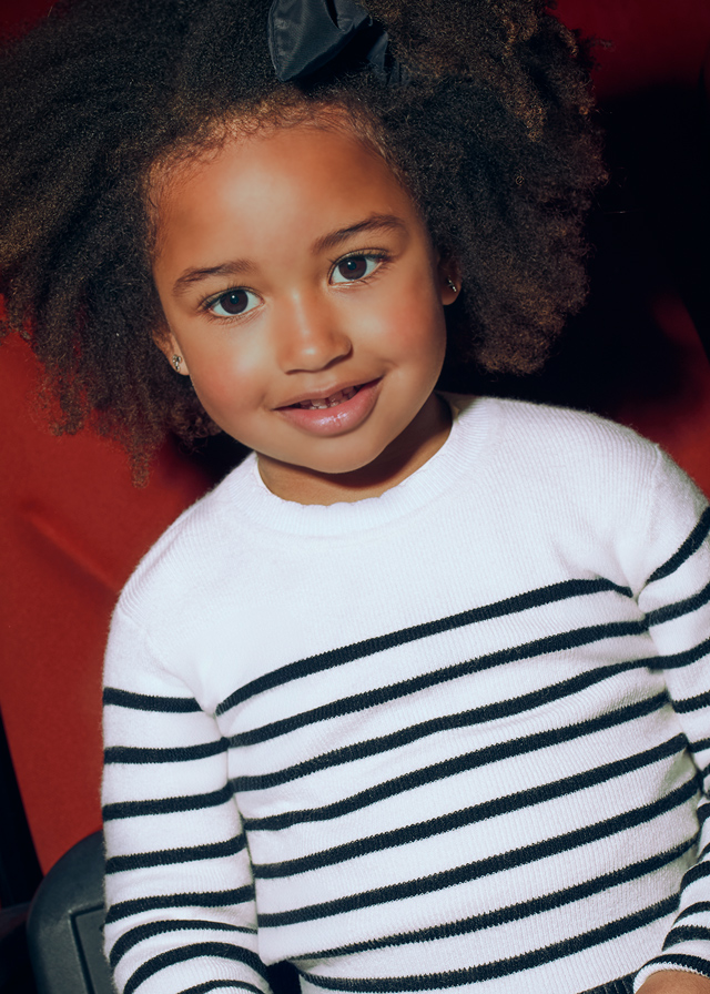 Top trykotowy w paski - obrazek 2