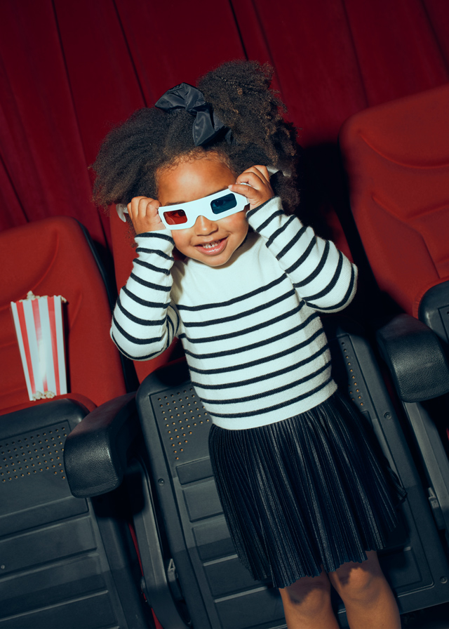 Top trykotowy w paski - obrazek 3